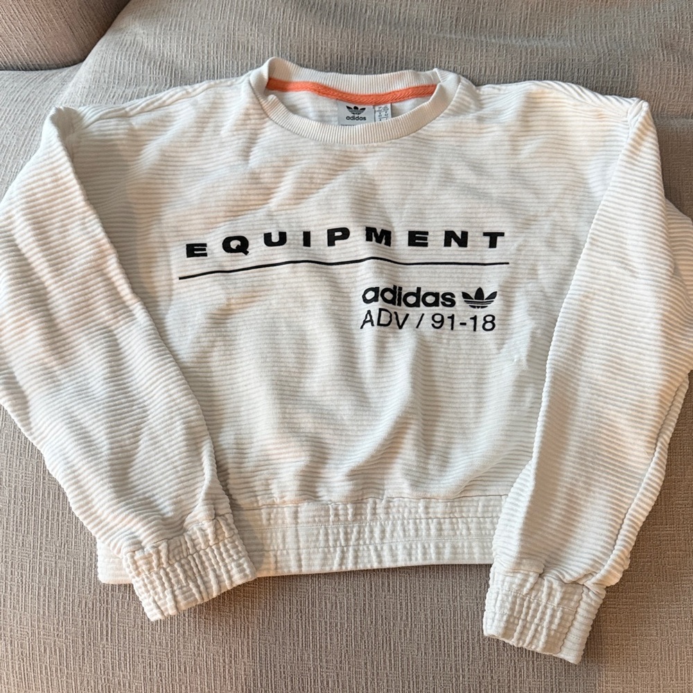 Adidas Cream Equipment Crewneck